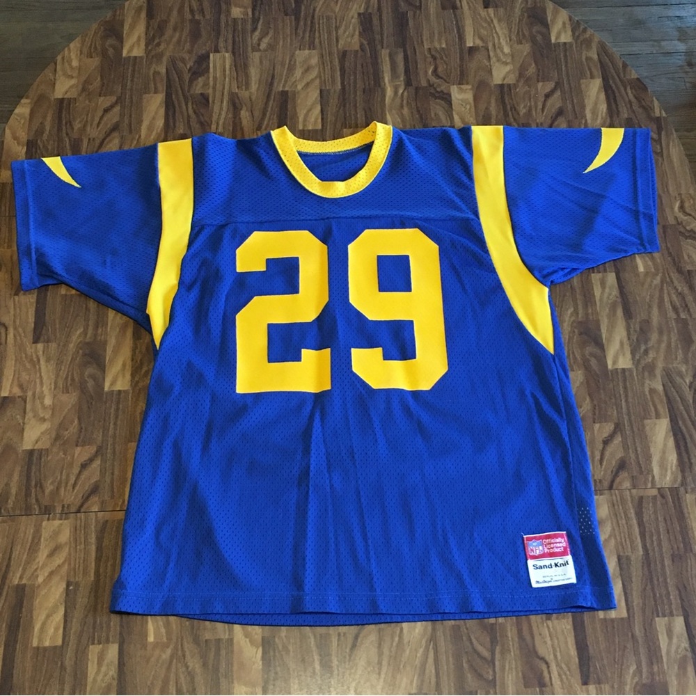 Vintage NFL Sand-Knit Rams #29 Eric Dickerson Size XL Jersey Unworn* Made In USA